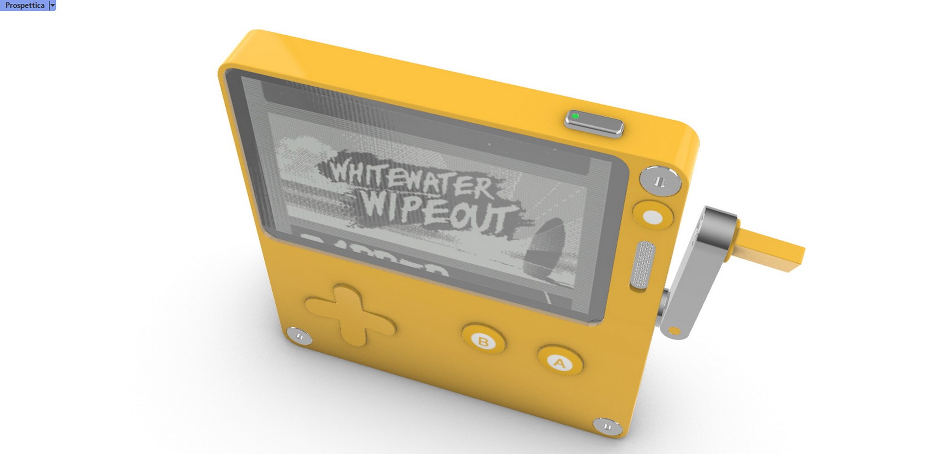 Playdate Game console 3D model - TurboSquid 1886631