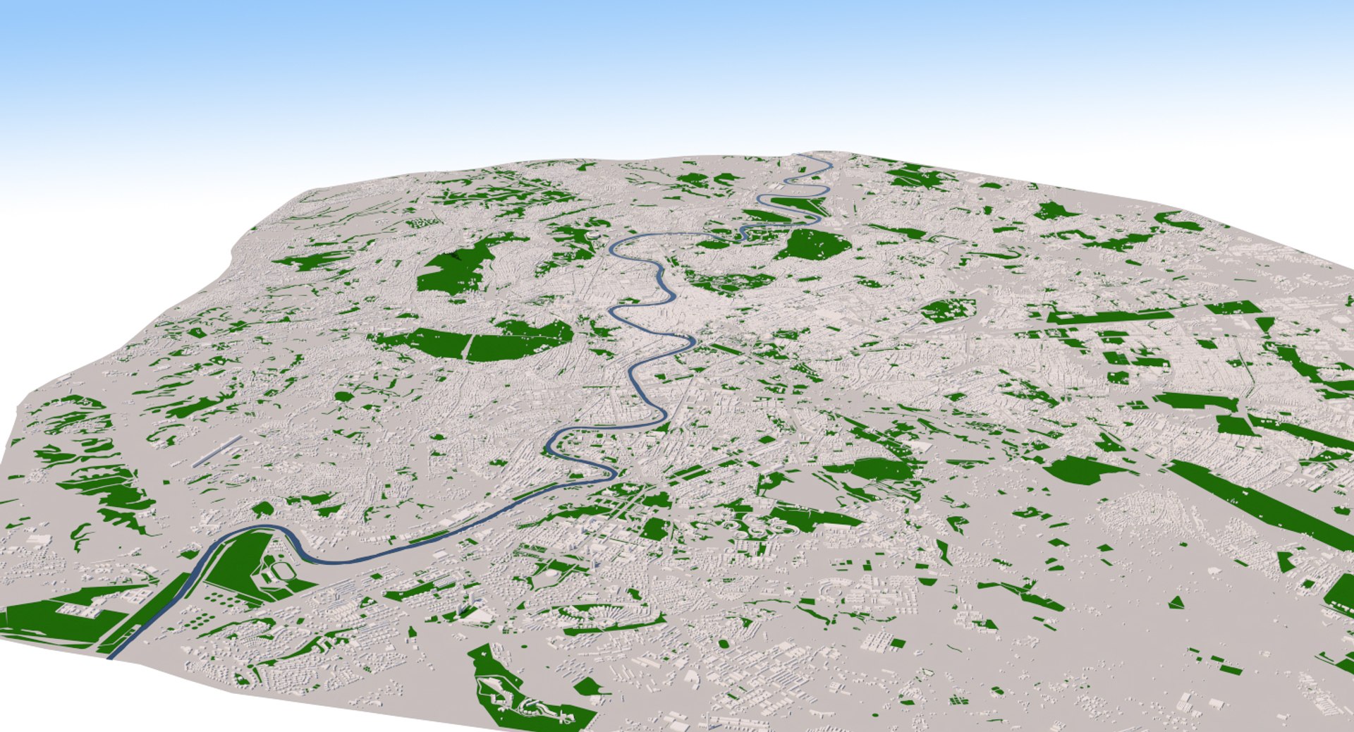 Rome Cityscape 3D Model - TurboSquid 1314318