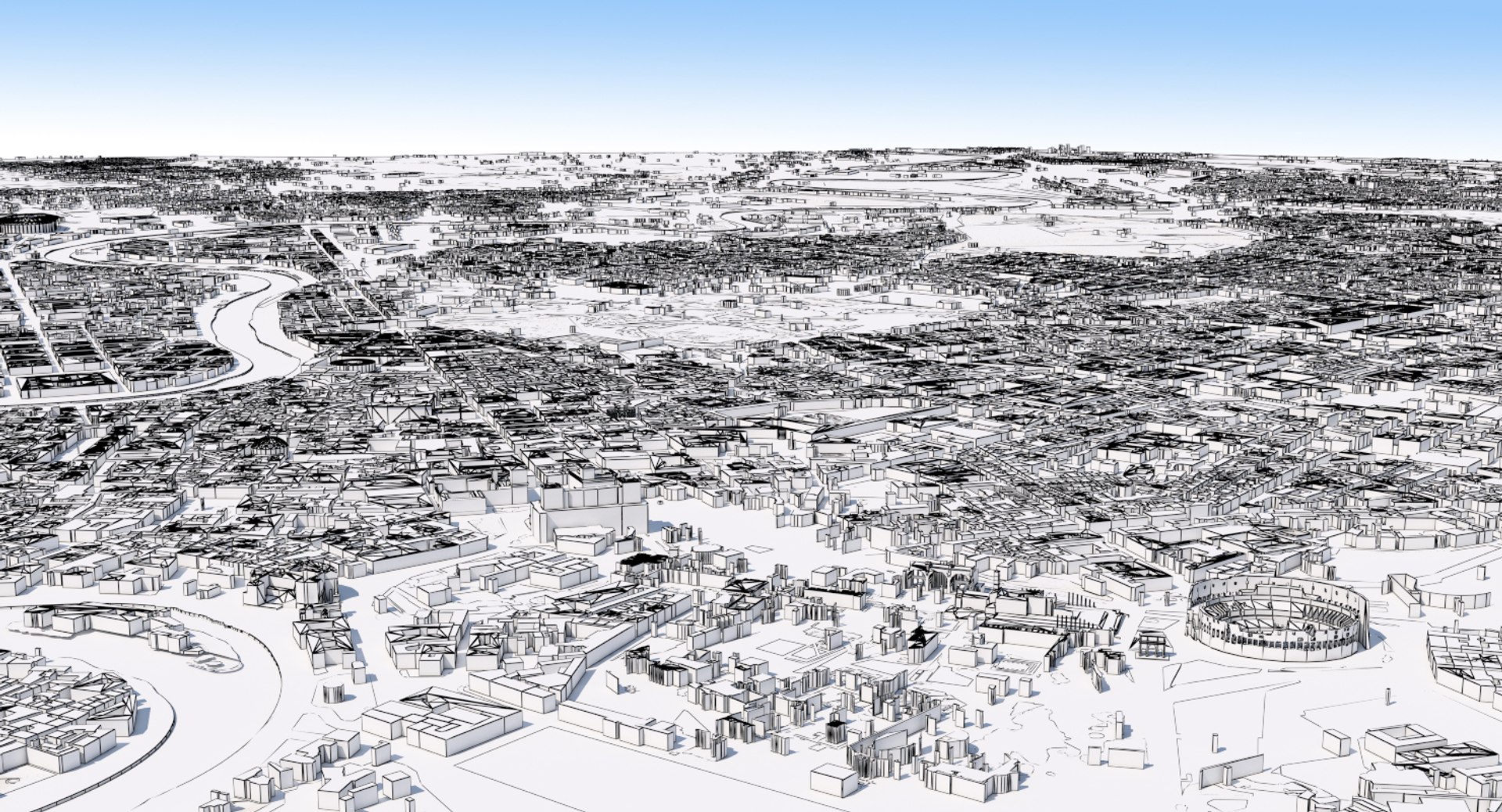 Rome Cityscape 3D Model - TurboSquid 1314318