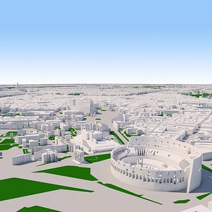 rome cityscape 3D model