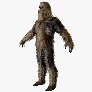 Chewbacca Star Wars 3D model