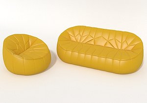 ottoman sofa 3d model