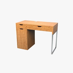 Study Desk 1 - Bamboo Wood 3D model