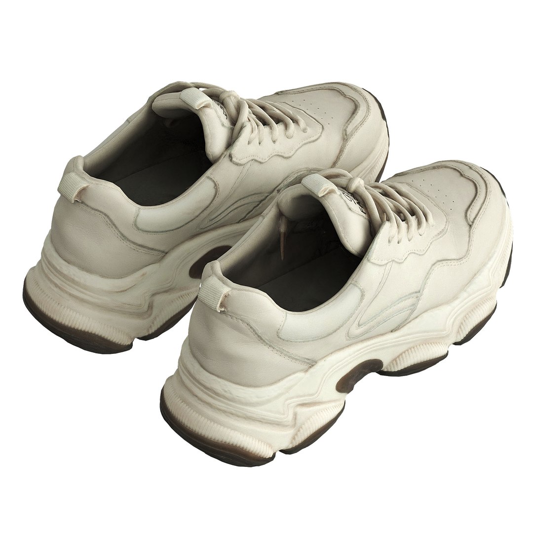 3D Womens Sports Sneakers model - TurboSquid 1760185