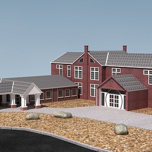 3d model science lab building