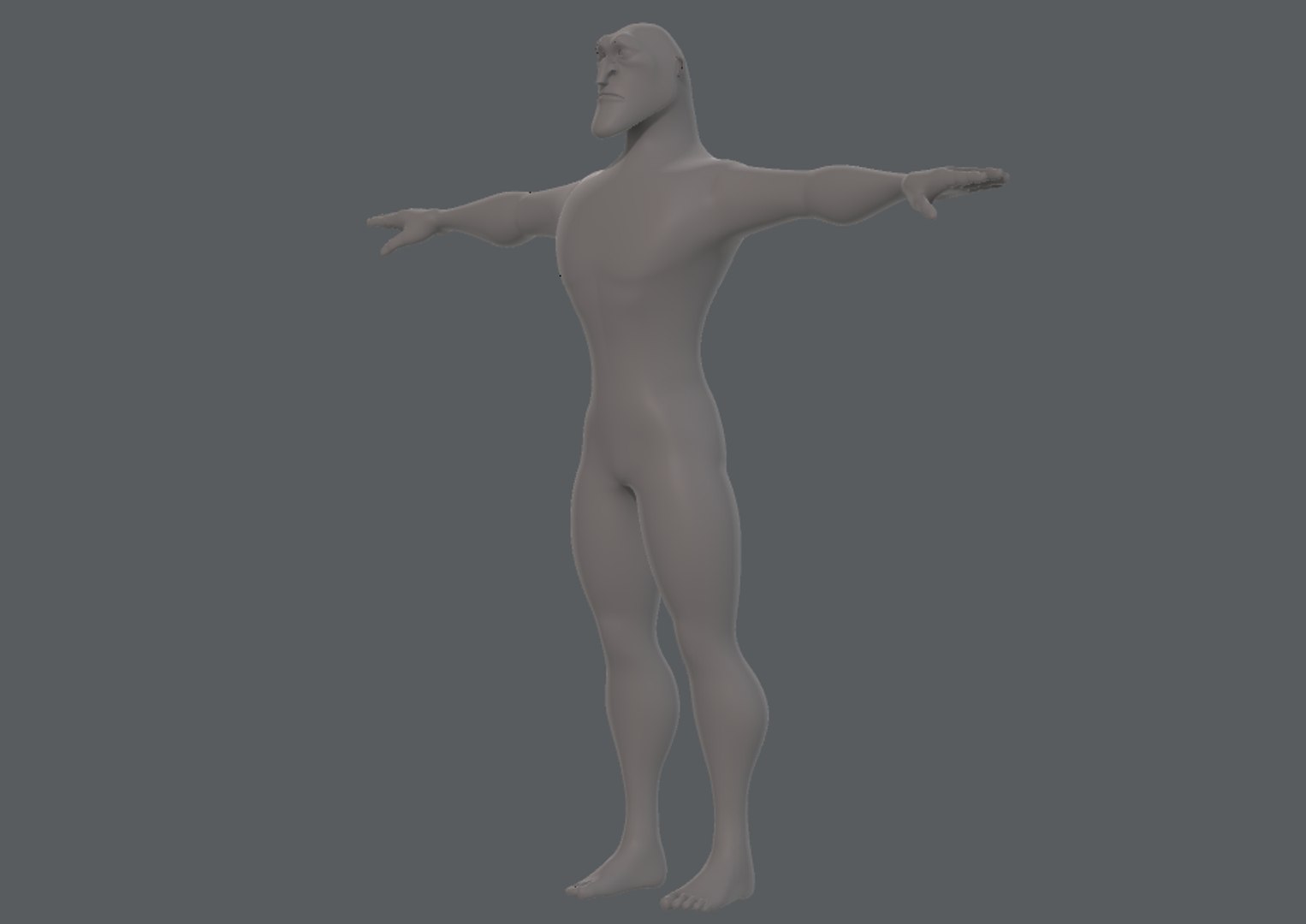 Base mesh man character 3D model - TurboSquid 1410639