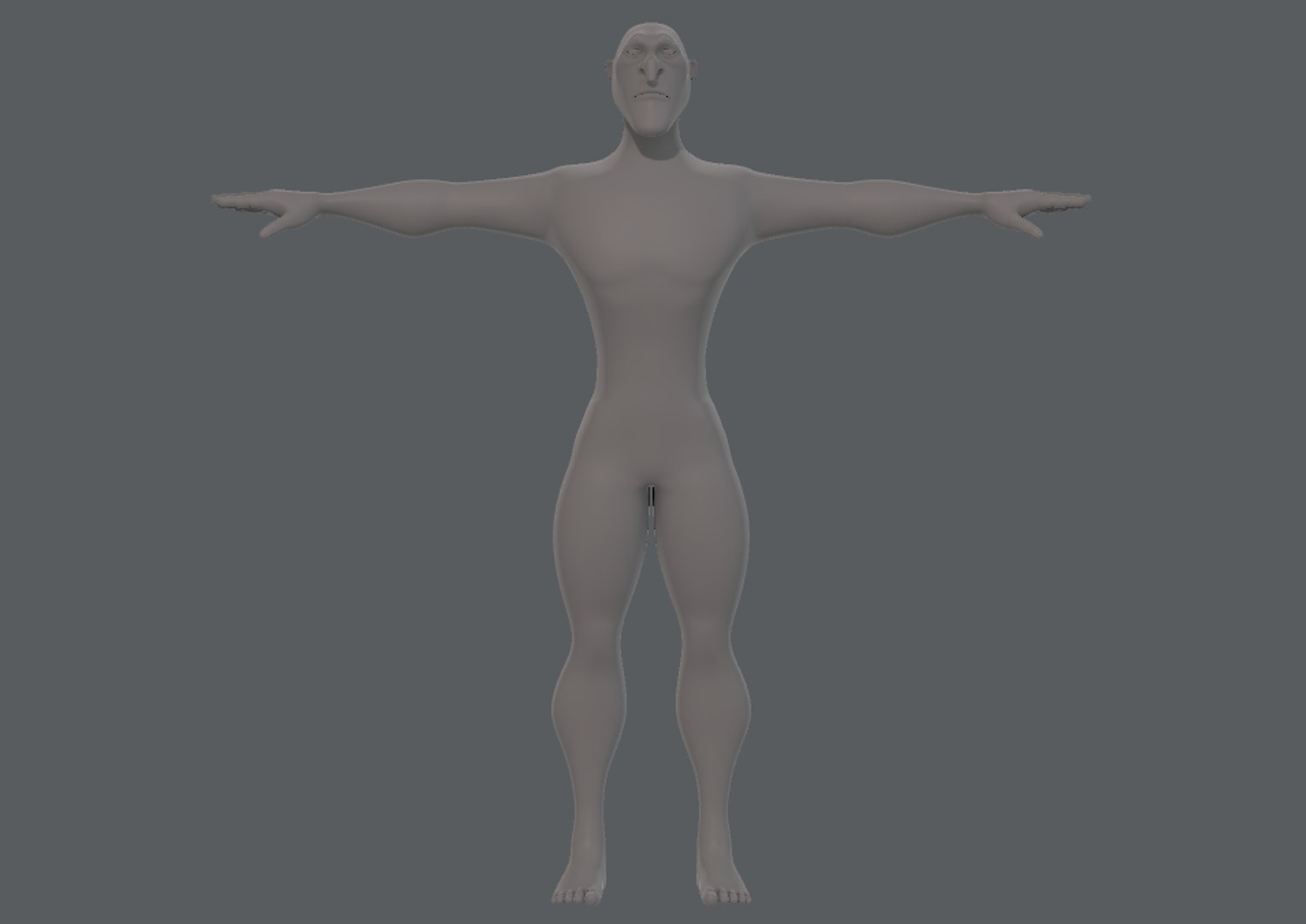 Base mesh man character 3D model - TurboSquid 1410639