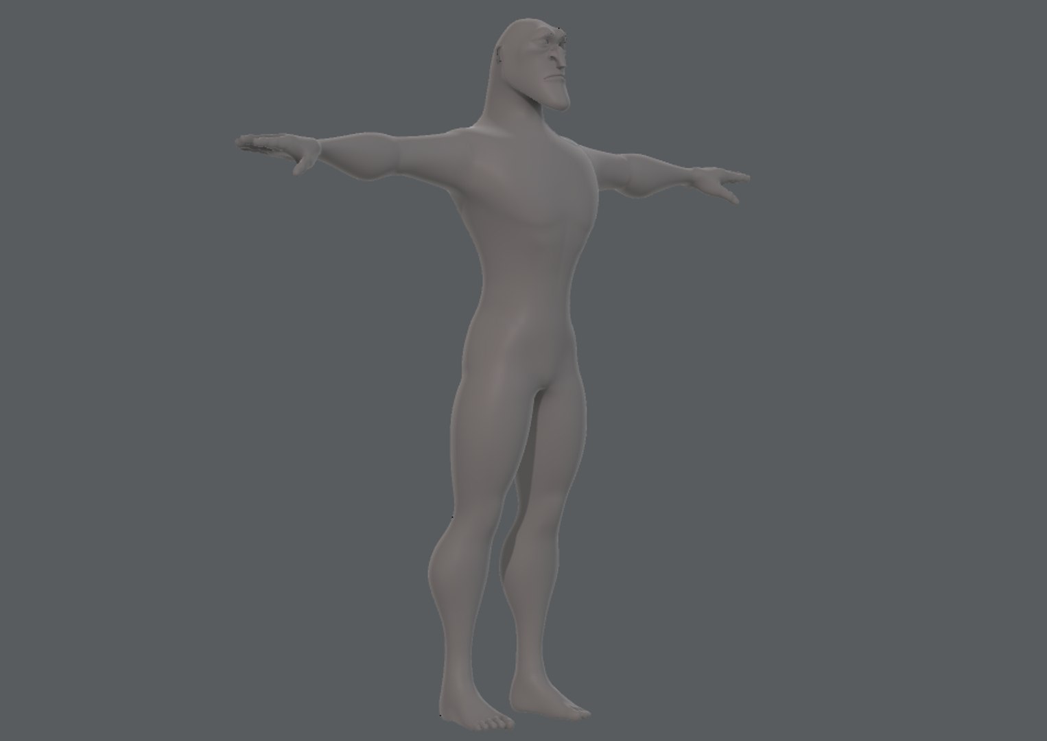Base mesh man character 3D model - TurboSquid 1410639