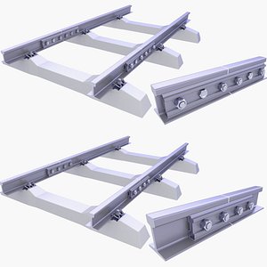 3D Railroad Tracks v7