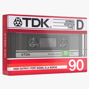Cassette Tape - TDK D90 1986-1987 US