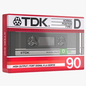 Cassette Tape - TDK D90 1986-1987 US