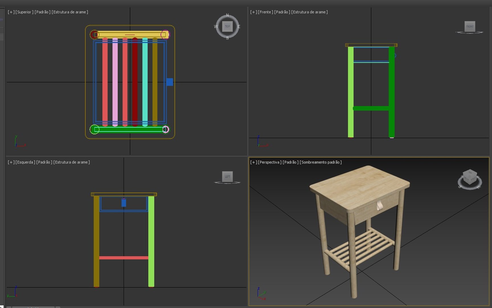 3D Model IKEA BJORKSNAS Nightstand Lumion Library TurboSquid 2086822
