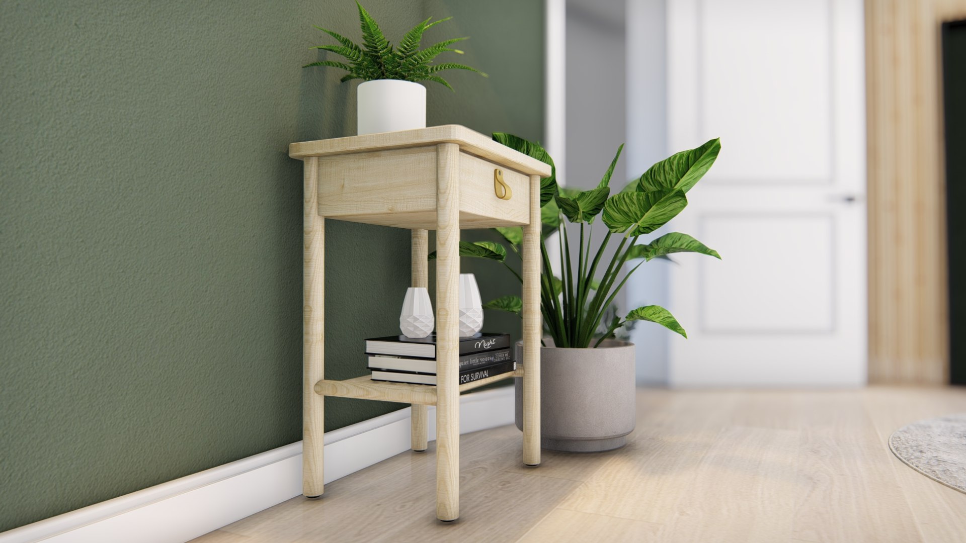 3D Model IKEA BJORKSNAS Nightstand Lumion Library TurboSquid 2086822