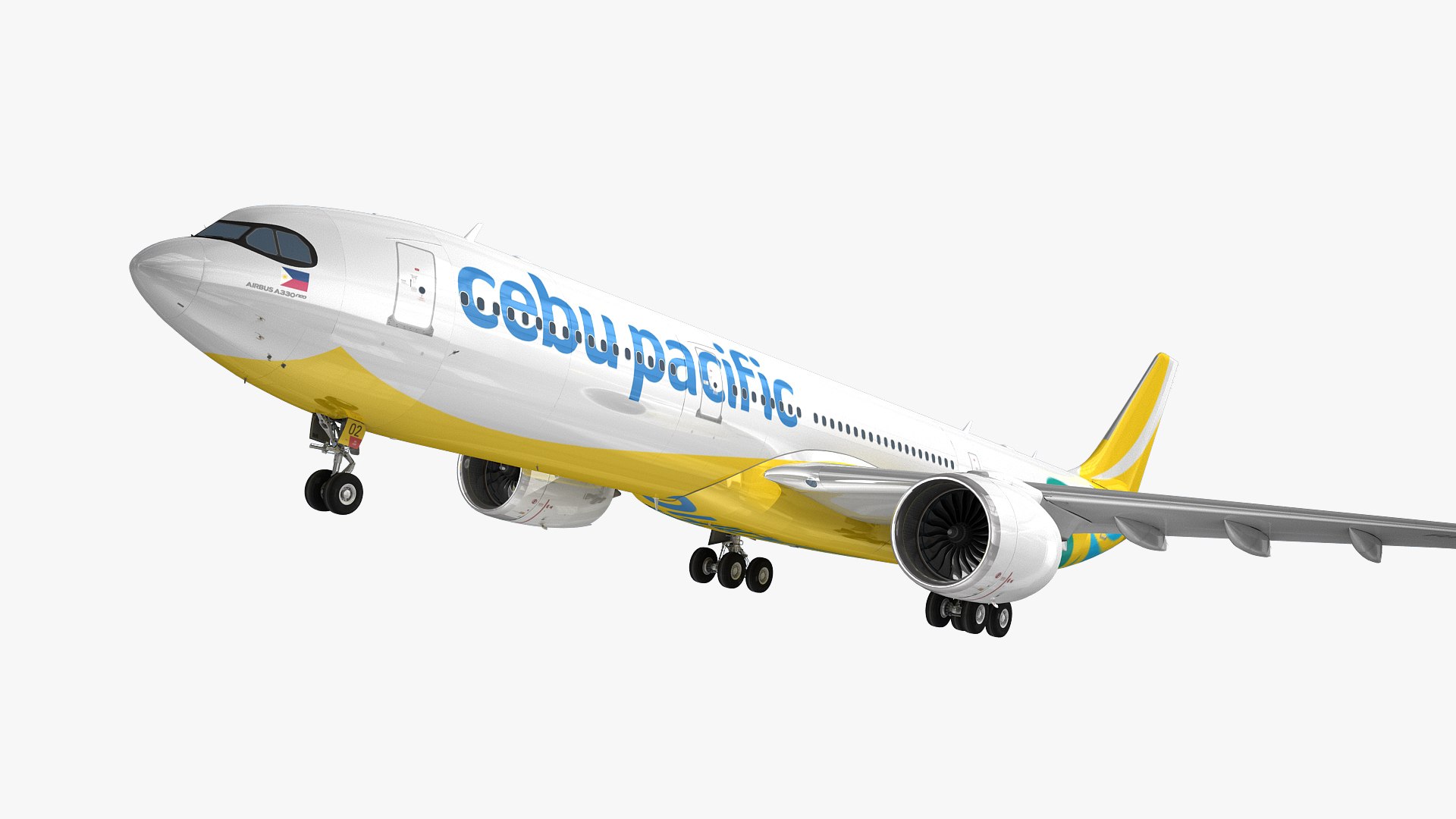 Airbus A330neo Cebu Pacific 3D Model - TurboSquid 1962514