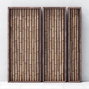 3D decor bamboo