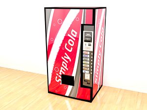 3ds max cola vending machine