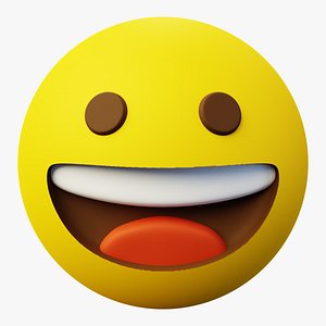 Smile or Happy yellow ball Emoticon Emoji or Smiley