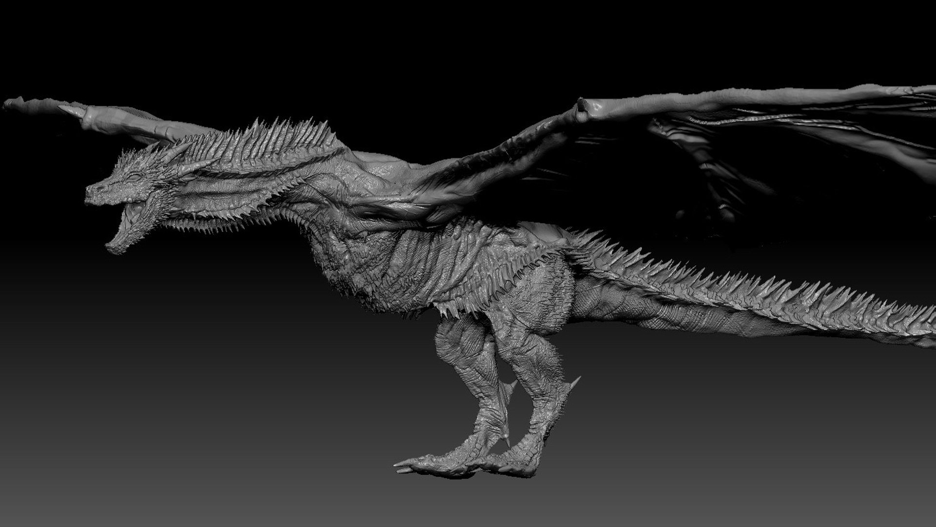 Dragon rig 3D - TurboSquid 1305100