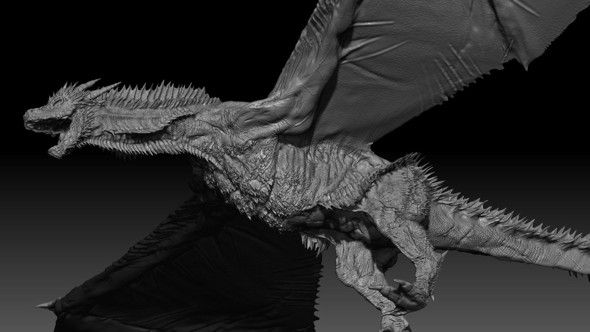 Dragon rig 3D - TurboSquid 1305100