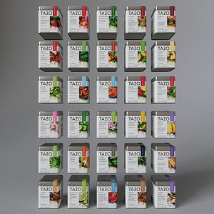 tazo canister tea 3D model