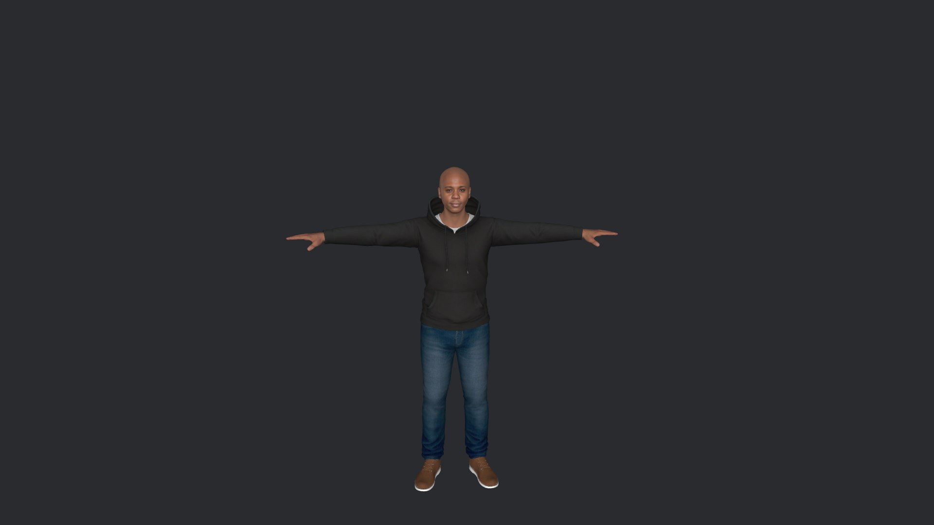 Dave Chappelle Hyper Realistic Full Body Fully Rigged 3D Character 3D ...