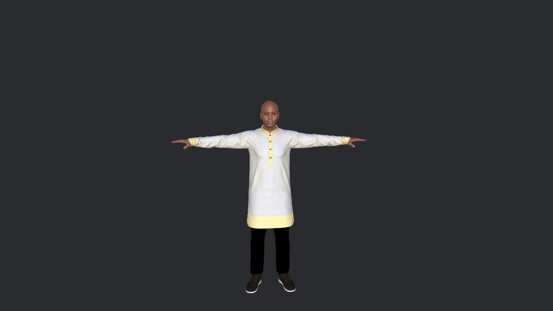 Dave Chappelle Hyper Realistic Full Body Fully Rigged 3D Character 3D ...