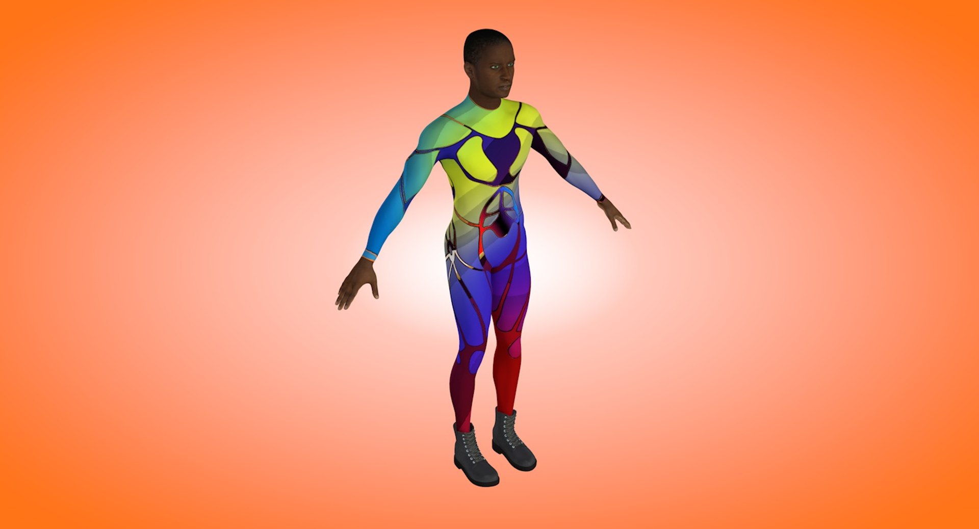 3d Model Male Rigged