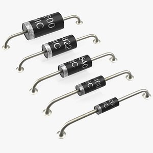 Axial Rectifier Diodes Soldered Set