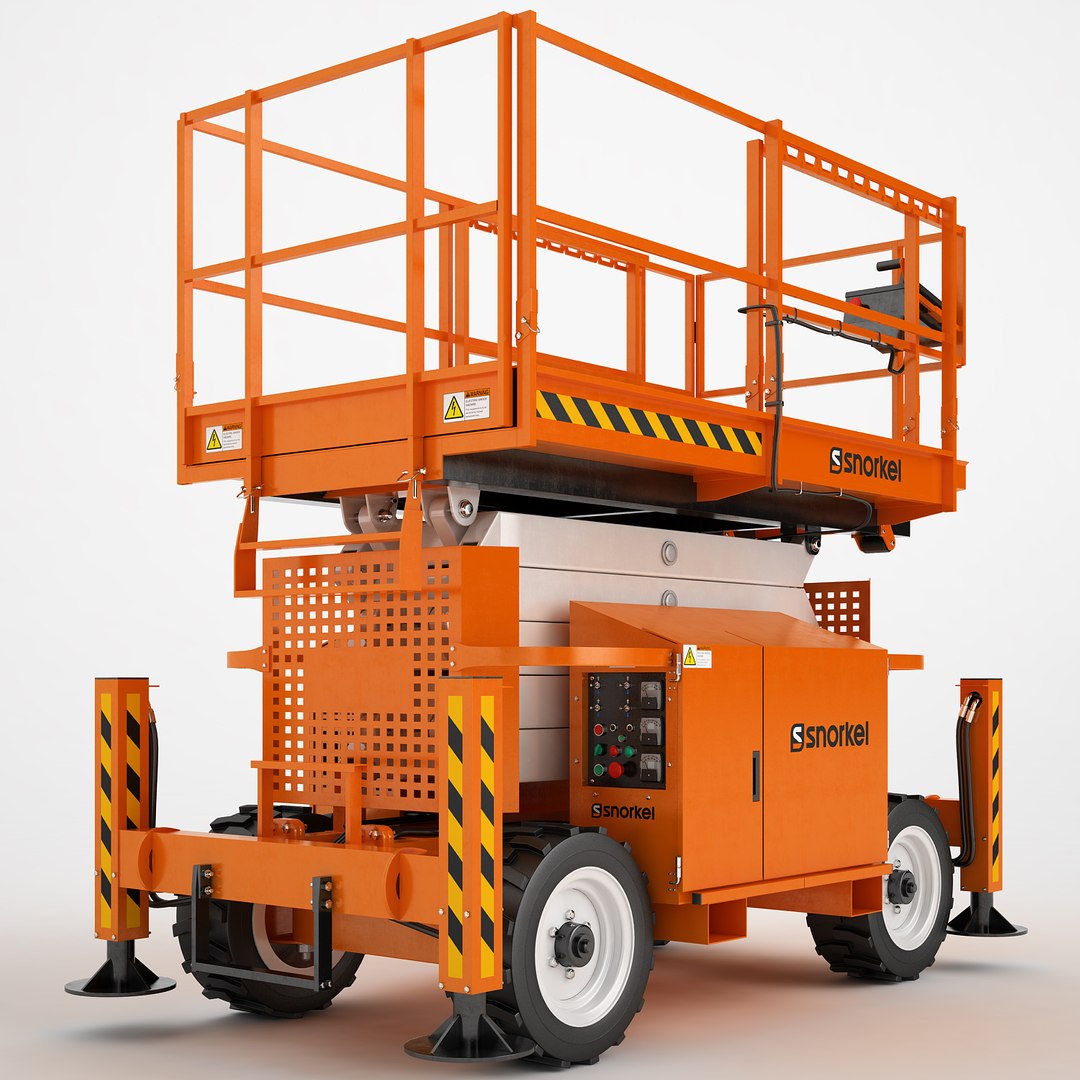 3D model snorkel lifts TurboSquid 1461507