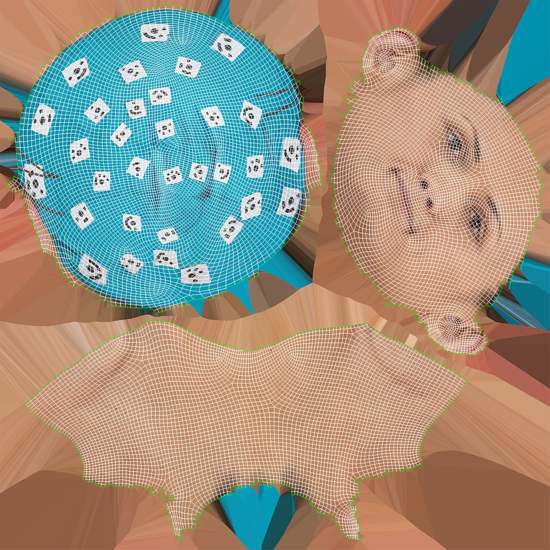 Athena Human Head Dimpler 3D - TurboSquid 1674204