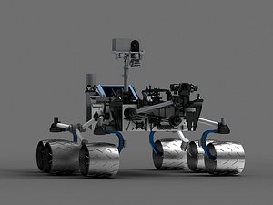 mars probe space exploration 3D