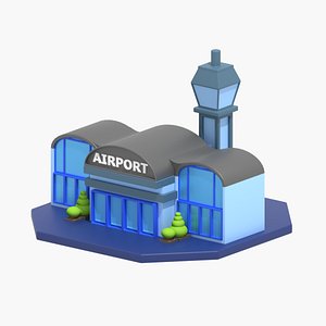 3D Airport 3D Illustration