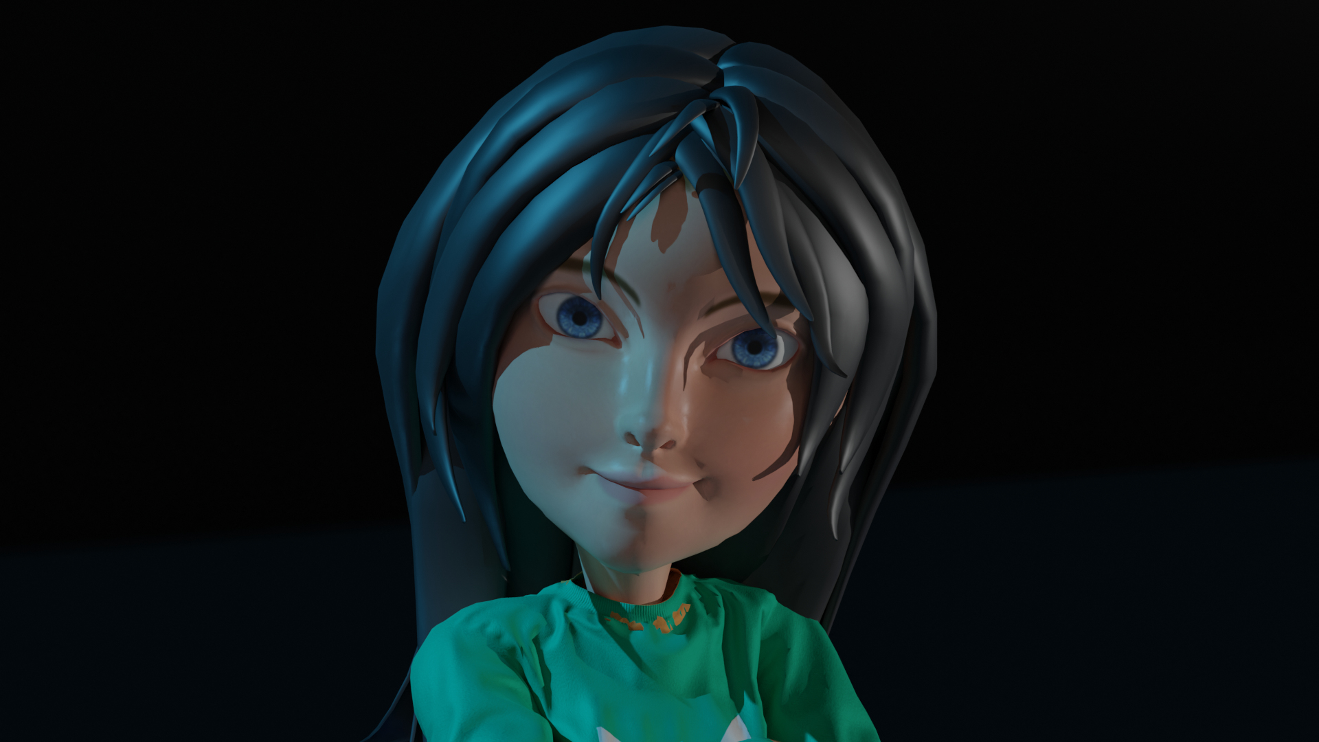 Cartoon Girl Rigged 3D Model 3D - TurboSquid 1731765