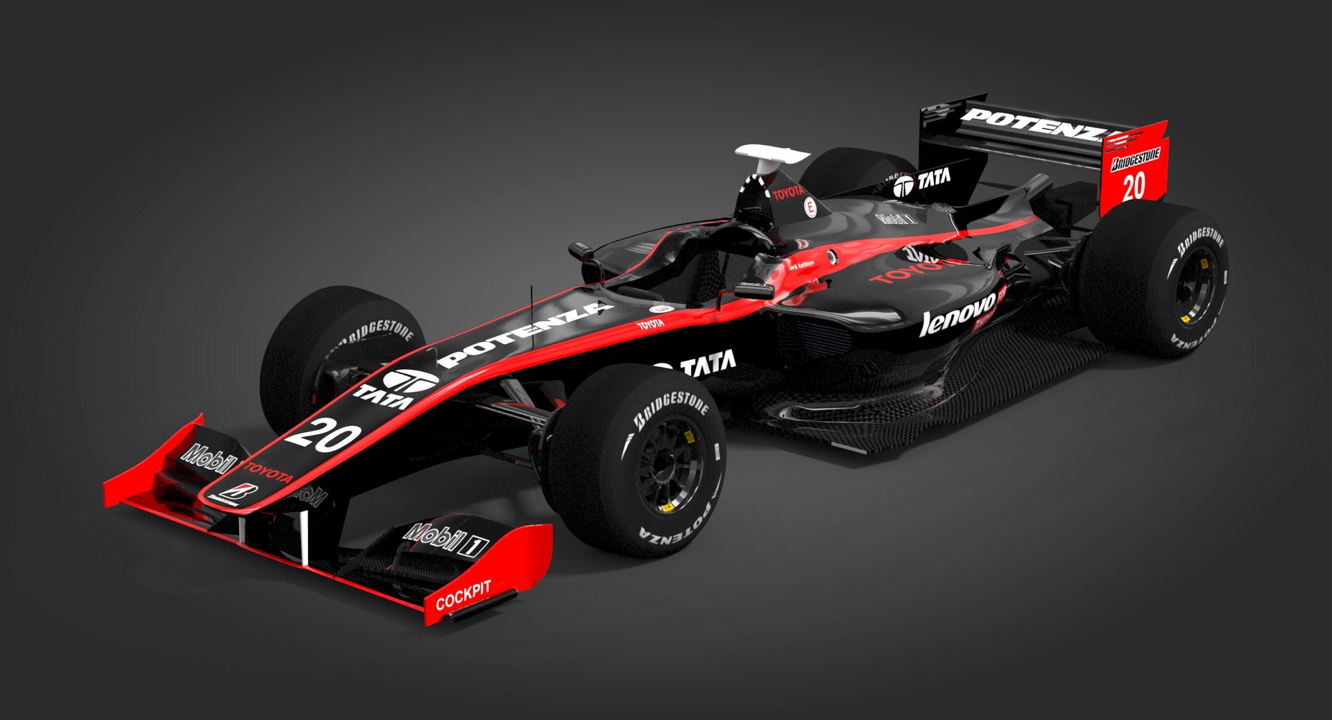 3d Super Formula Team Impul Model