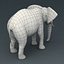 Lowpoly 조작 된 코끼리