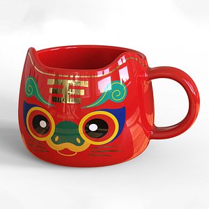 3D Tiger mug
