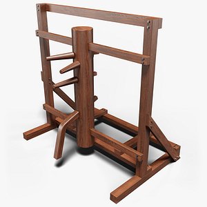 3D model Wing Chun Wooden Dummy