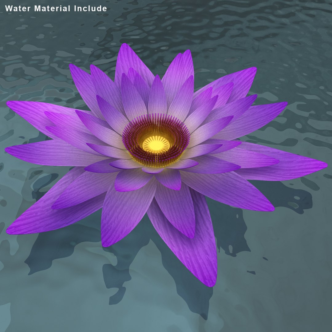 Realistic Flower 3d Model