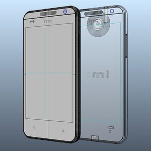htc desire 300 310 Solid Nurbs IGS SAT DWG