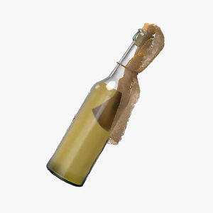 3D model Molotov Cocktail
