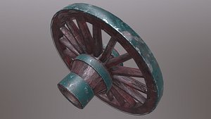 3D model Wagon Wheel 2