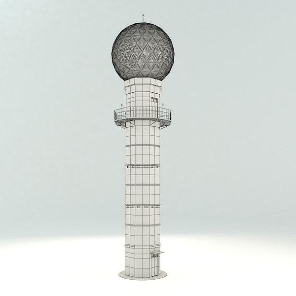 3D weather radar tower - TurboSquid 1647949