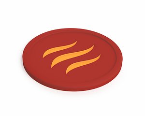 3D drink coaster print