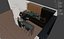 Modern Kitchen black and wood