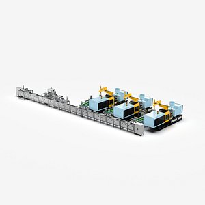 3D Automatic Injection Molding Assembly Line MachineIntroductionThis solution is designed for products