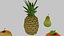 Lowpoly Fruit Pack 3D