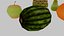 Lowpoly Fruit Pack 3D