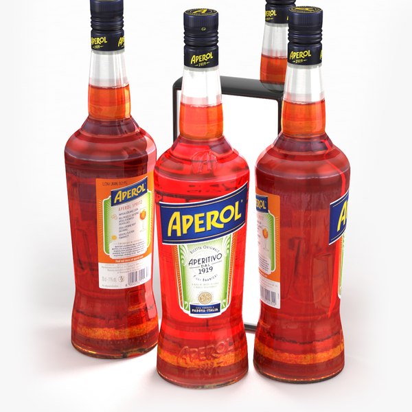 Modello 3D Bottiglia di alcol Aperol 700ml 2021 - TurboSquid 1786845