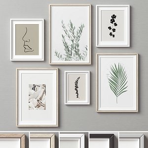 3D model Picture Frames Set-320