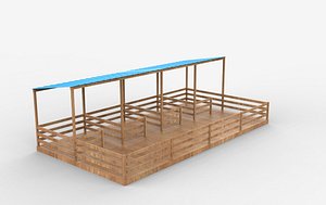 goat Shed 01 3D model model